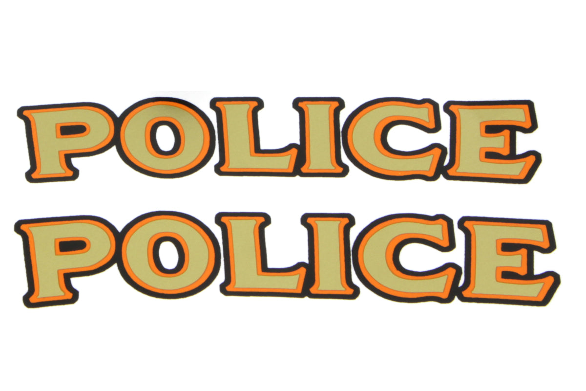 Front Fender Police Decal Set(SET)