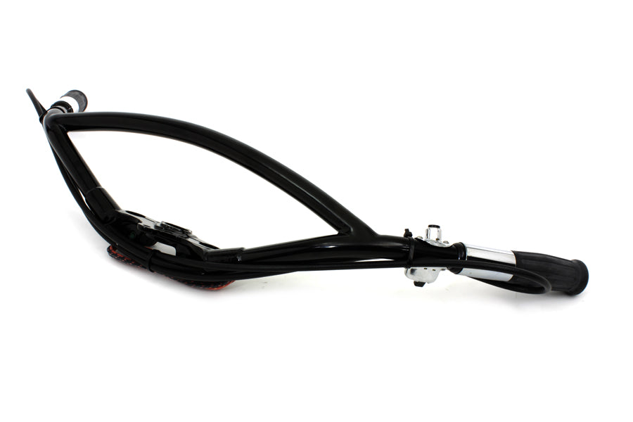 Spring Fork Offset Handlebar Black(EA)