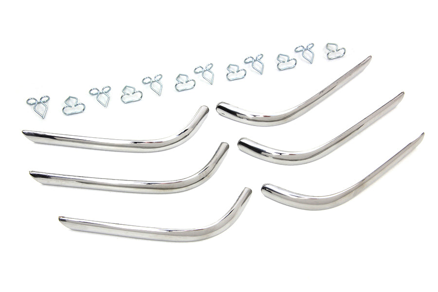 Replica Rear Fender Trim Set Sargent Stripe Style(SET)
