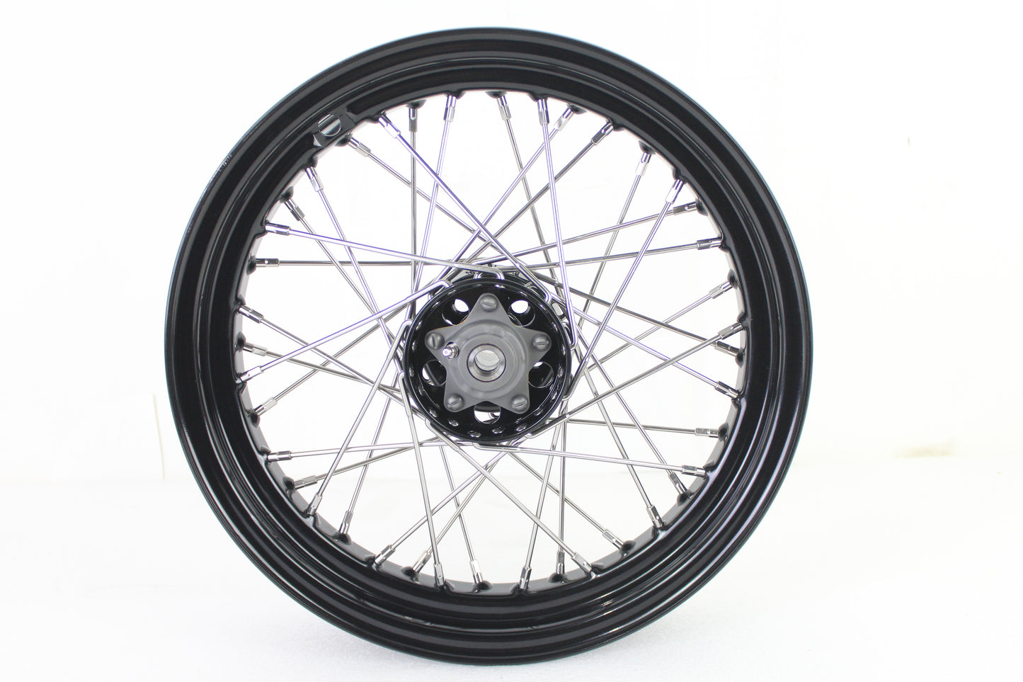 16 F-H Style Star Hub Wheel Black(EA)