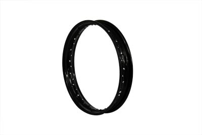 18 x 2.15 Rolled Edge Rim Black(EA)