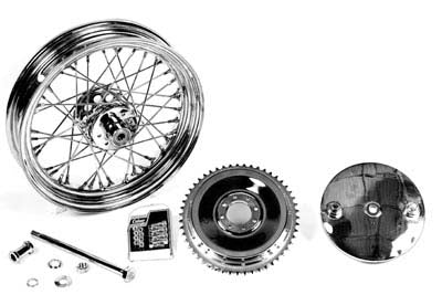 16 Wheel and Brake Drum Assembly Chrome(KIT)