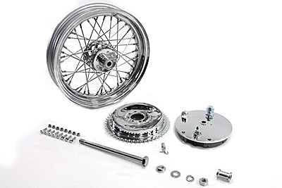 16 Wheel and Brake Drum Assembly Chrome(KIT)