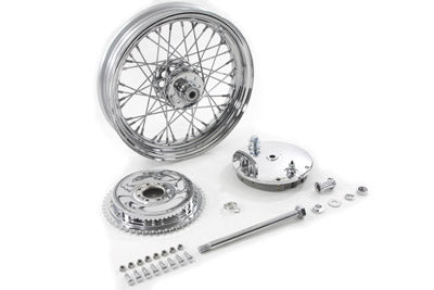 16 Wheel and Brake Drum Assembly Chrome(KIT)