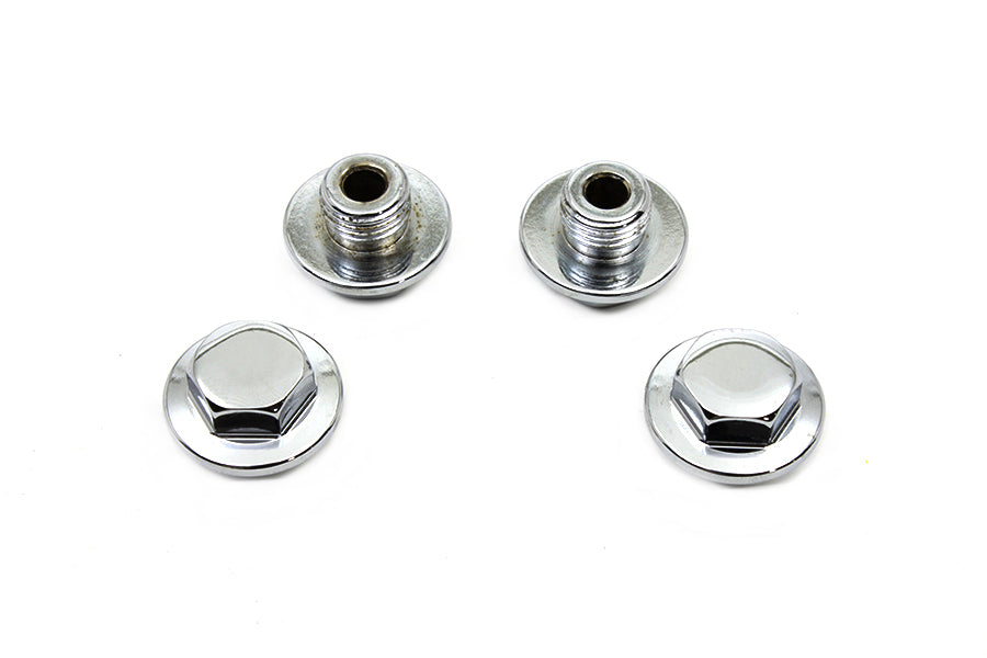 Rocker Shaft End Caps Chrome(SET)