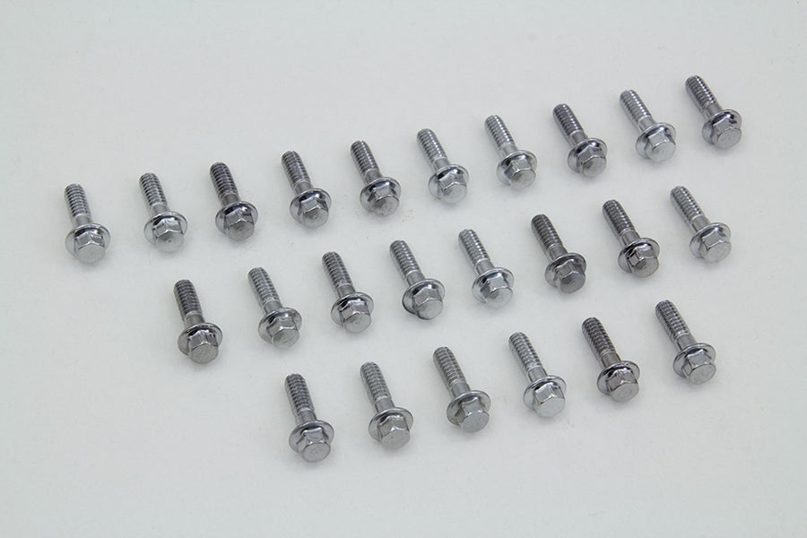 Rocker Box Valve Cover Screw Short Chrome(PK)