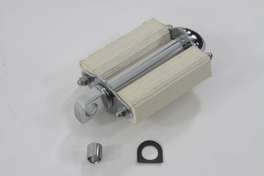 Bicycle Kick Starter Pedal and Axle Assembly White(EA)