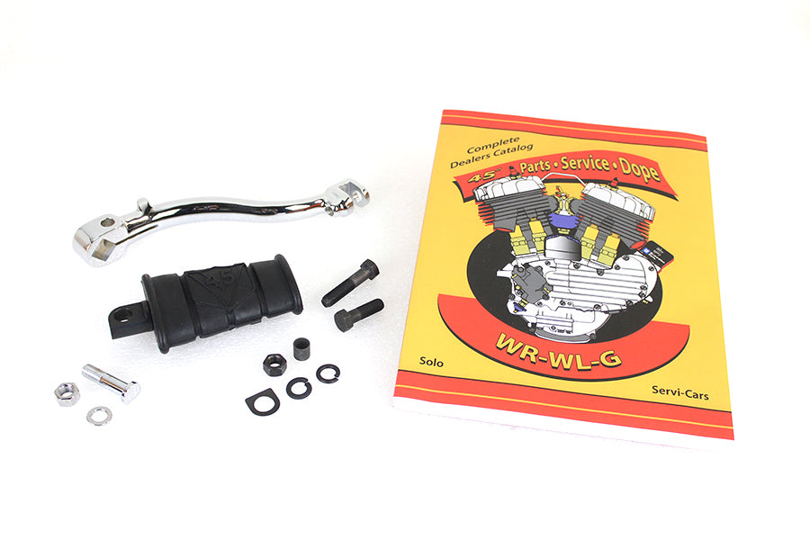 WL 45  Kick Starter Arm Assembly Chrome(KIT)