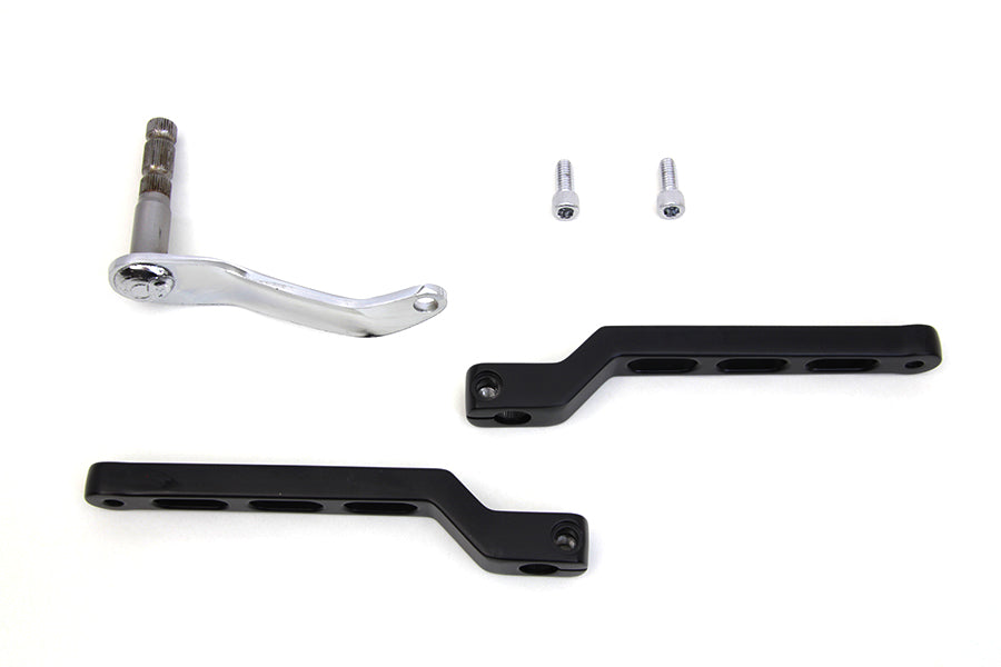 Billet Style Heel Toe Shifter Lever Kit Black(SET)