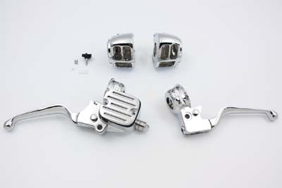 Contour Style Chrome Handlebar Control Kit(KIT)