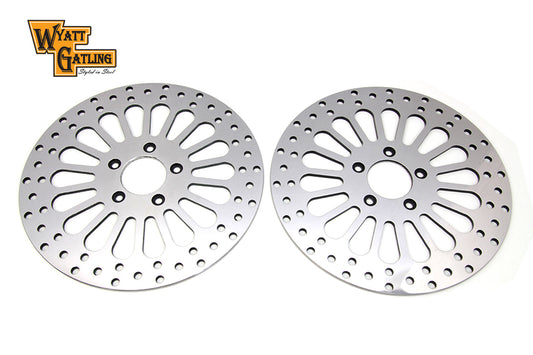 11.8  Wyatt Gatling Front Brake Disc Set 18 Spoke Style(SET)