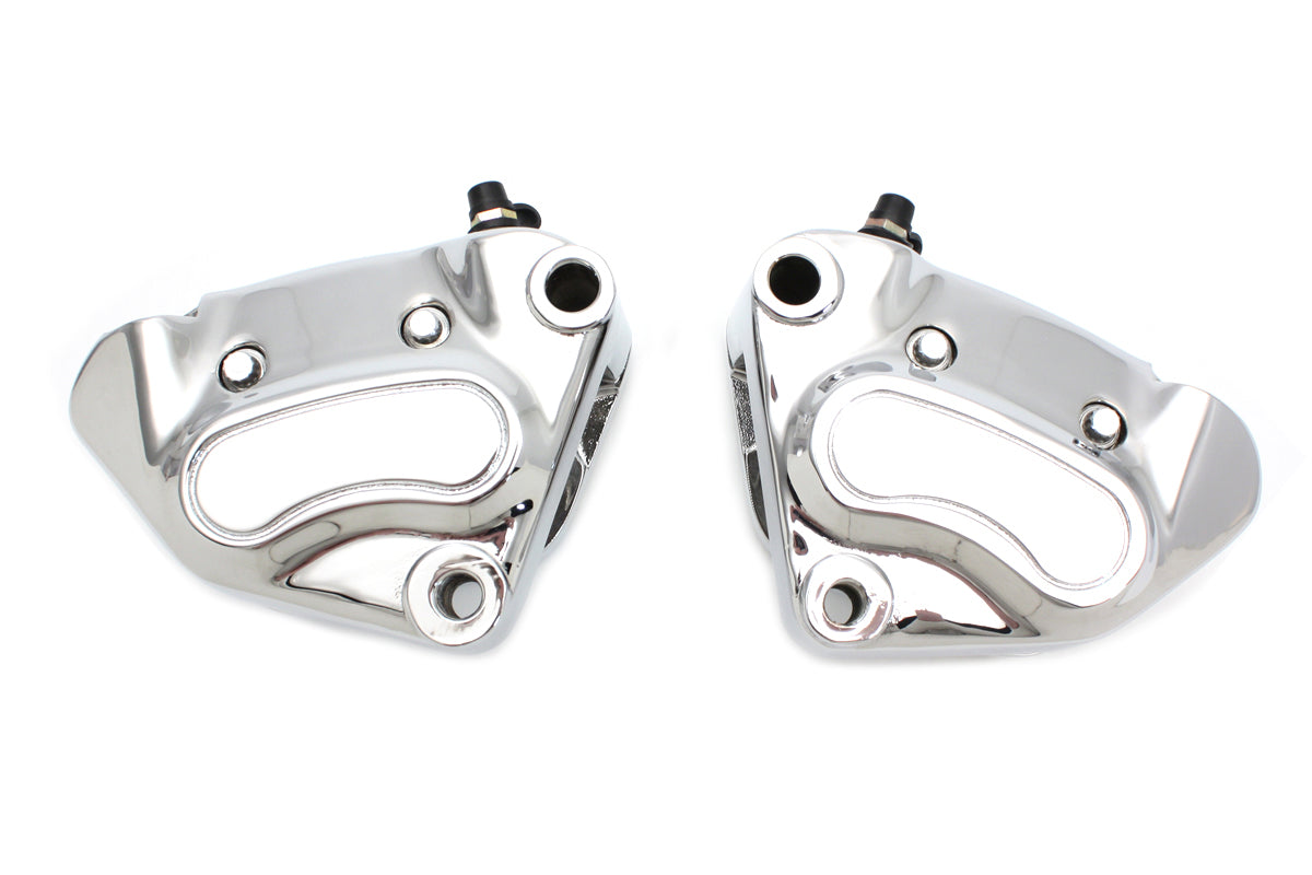 Chrome Front 4 Piston Caliper Set(SET)