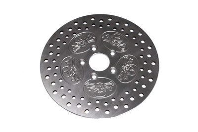 11-1/2  Rear Brake Disc Skull Design Stainless Steel(EA)