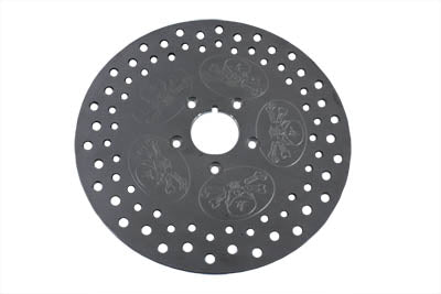 11-1/2  Rear Brake Disc Skull Design Stainless Steel(EA)