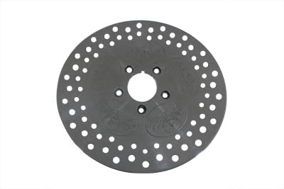 11-1/2  Rear Brake Disc Skull Design Stainless Steel(EA)