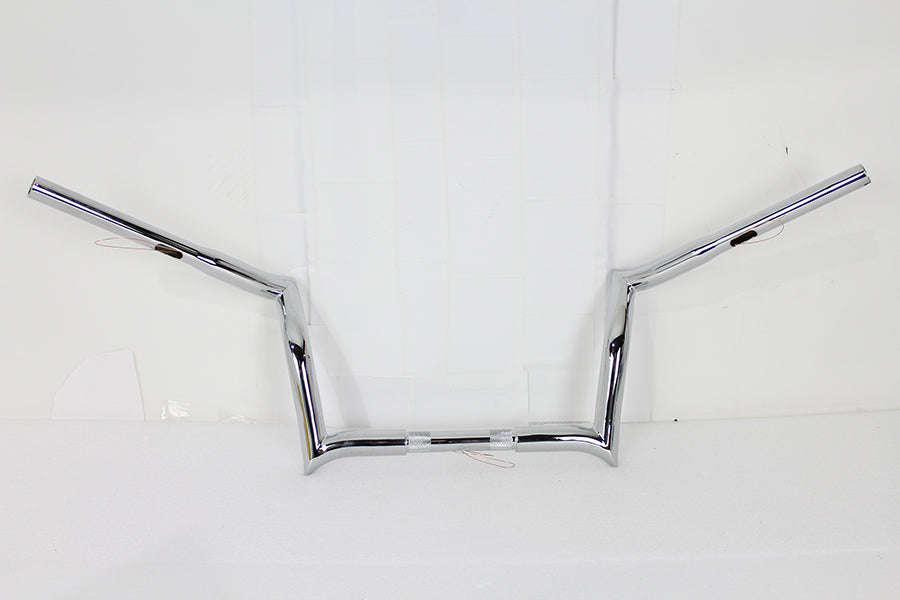 10  Z-Bar Handlebar without Indents Chrome(EA)