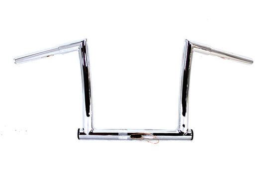 12  Chrome ChiZeled Z-Bar Handlebar with Indents(EA)