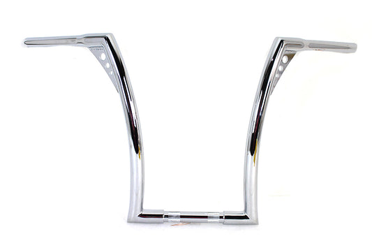 17  Chrome Z-Bar Handlebar with Indents(EA)