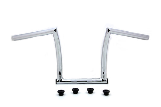11  Chrome ChiZeled Z-Bar Handlebar with Indents(EA)