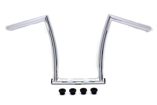 17  Chrome ChiZeled Z-Bar Handlebar with Indents(EA)