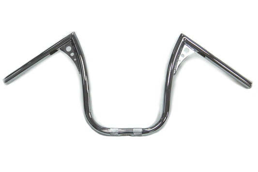 13  Chrome Z-Bar Handlebar with Wiring Slots(EA)