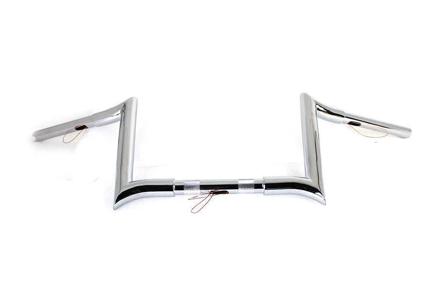 10  Chrome Z-Bar Handlebar with Indents(EA)