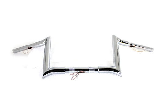 10  Chrome Z-Bar Handlebar with Indents(EA)