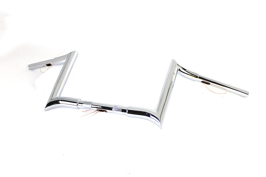 10  Chrome Z-Bar Handlebar with Indents(EA)