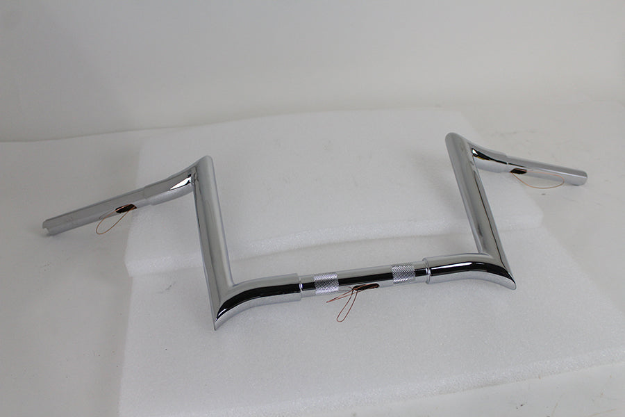 10  Chrome Z-Bar Handlebar with Indents(EA)