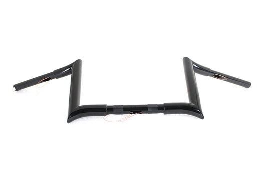 10  Black Z-Bar Handlebar with Indents(EA)