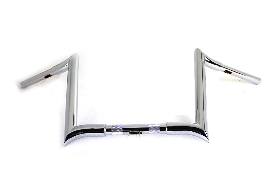 12  Chrome Z-Bar Handlebar with Indents(EA)