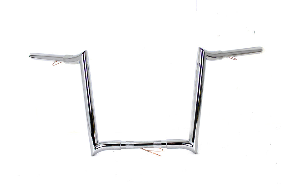 14  Chrome Z-Bar Handlebar with Indents(EA)