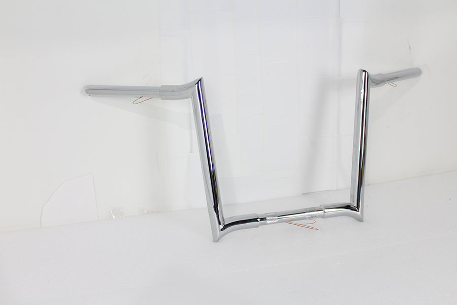 14  Chrome Z-Bar Handlebar with Indents(EA)