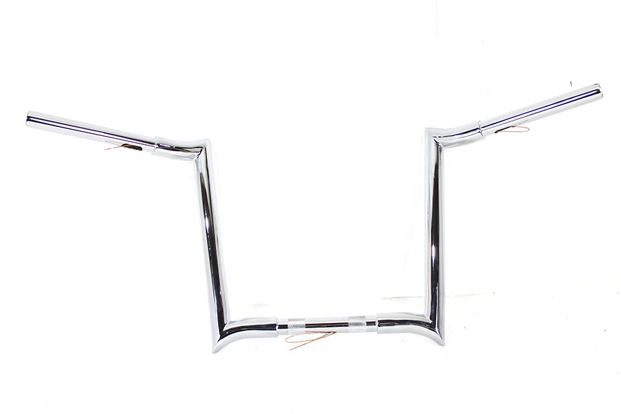 14  Chrome Z-Bar Handlebar with Indents(EA)