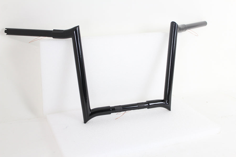 14  Black Z-Bar Handlebar with Indents(EA)