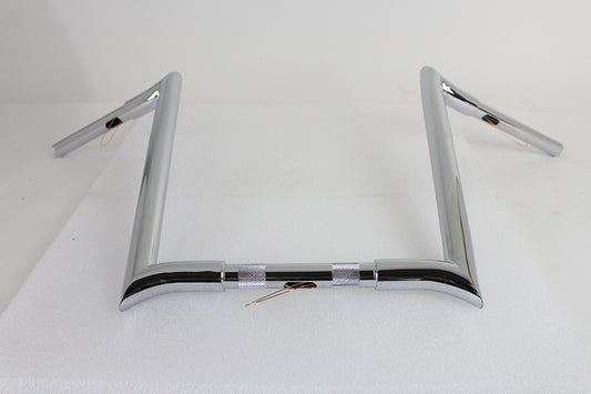 16  Chrome Z-Bar Handlebar with Indents(EA)