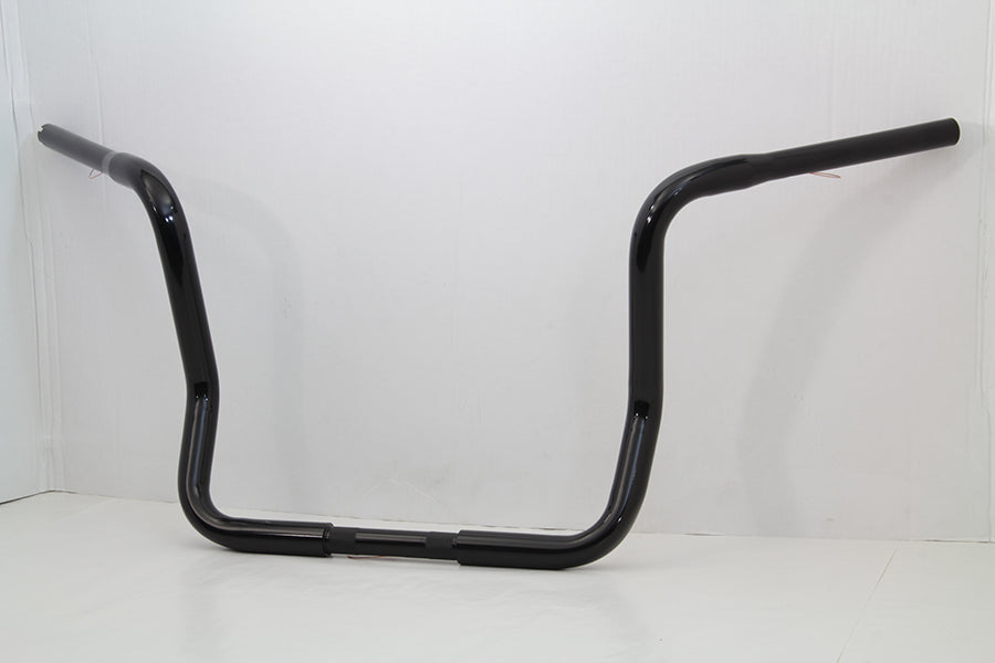 14  Dresser Ape Hanger Handlebar with Indents Black(EA)