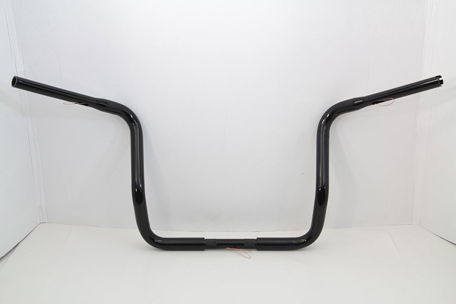 14  Dresser Ape Hanger Handlebar with Indents Black(EA)