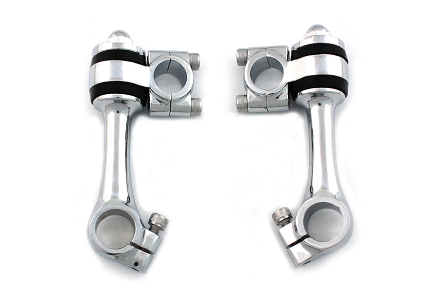 Replica 4-1/4  Flanders Chrome Riser Set(SET)