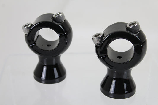 1-3/4  Gloss Black Speed Freak Handlebar Riser Set(SET)