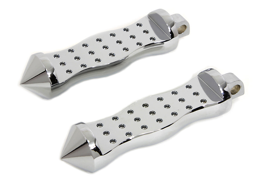 Chrome Form Factor Footpeg Set Druid Style(SET)