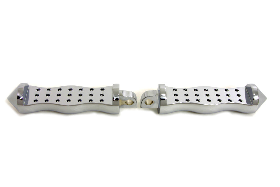 Chrome Form Factor Footpeg Set Druid Style(SET)