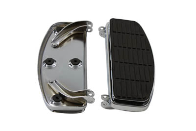 Driver Chrome 'D' Shape Footboard Set(SET)