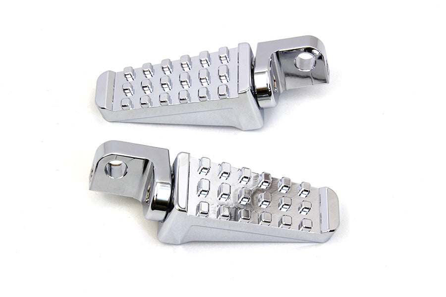 Chrome Racer Style Footpeg Set(SET)