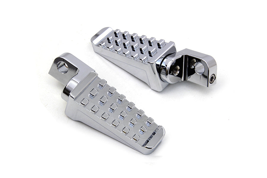 Chrome Racer Style Footpeg Set(SET)