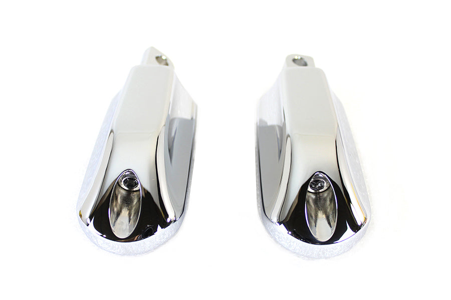 Chrome Small Streamliner Style Footpeg Set(SET)