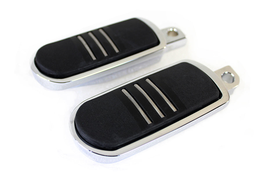 Chrome Small Streamliner Style Footpeg Set(SET)