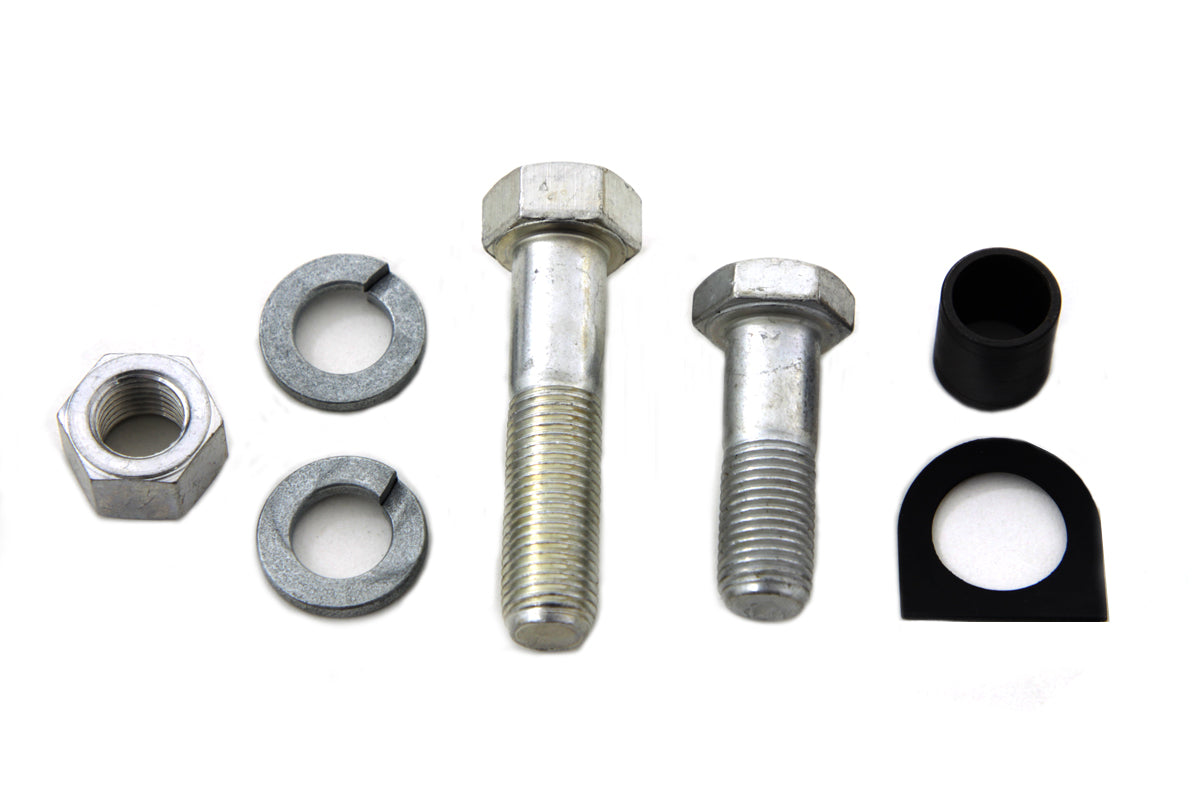 Cadmium Starter Crank and Kick Starter Pedal Mounting Kit(KIT)