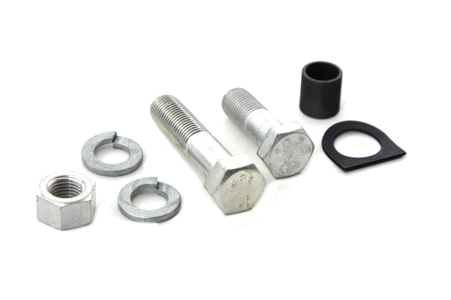 Cadmium Starter Crank and Kick Starter Pedal Mounting Kit(KIT)