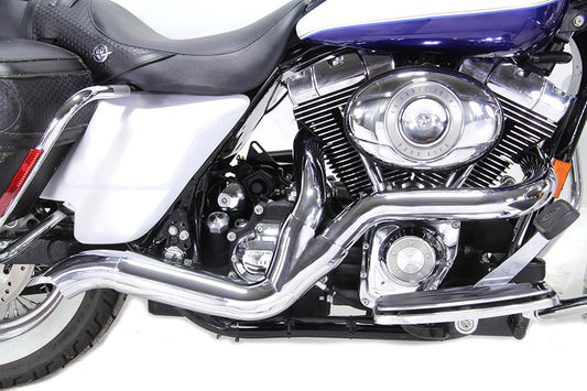 2 into 1 Exhaust Header Set Chrome(SET)